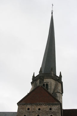 Auxonne - Church tower in 2010.