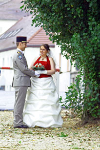 Auxonne; A Military Wedding and pictures with Histoire d'eau.