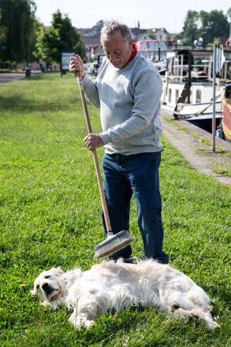 Brian & Boston in Saverne in June 2013.