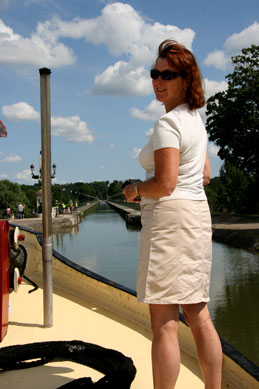 Briare with Helen & Iain in August 2009.