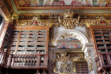 Coimbra University Library in Portugal in 2010.