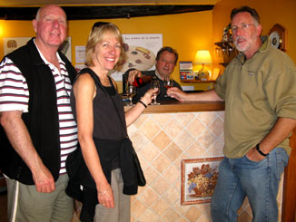 Rully - wine tasting at Jean-Claude's with Deb & Rod in 2010.