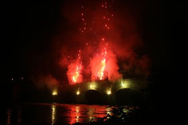 Paray-le-Monial in 2010 - The Boys walking to the Atlantic coast for charity.