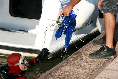 The diver at Paray-le-Monial in 2010.