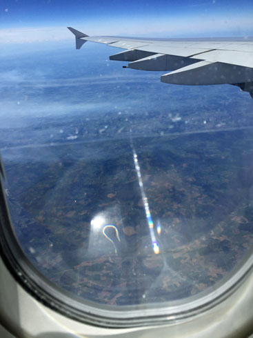 Qantas A380 enroute to France  - April 2015.