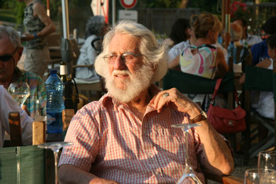 Eric at the restaurant in St Leger in 2010.