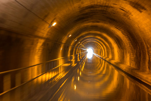 Histoire d'eau in the Foug Tunnel - April 2015.
