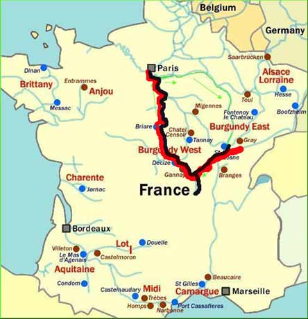 Histoire d'Eau - plan/actual route for 2004; France3-002.jpg