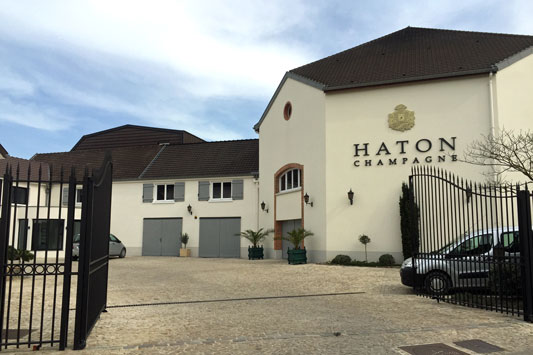 Haton Champagne House in Damery (Champagne)  - April 2015.