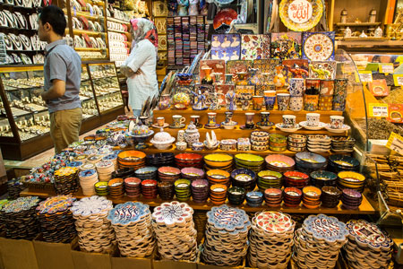 Turkey - Istanbul in July 2013. The Spice Bazaar.