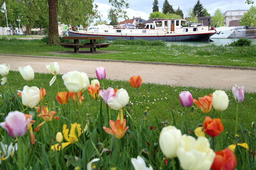 The port in Ligny-en-Barrois in April 2015.