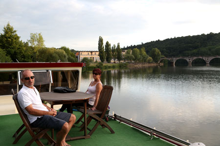 Liverdun with friends Helen & Iain in July 2013.