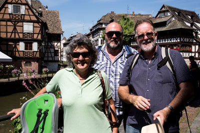 Mark and Lesley in Strasbourg in June 2013.