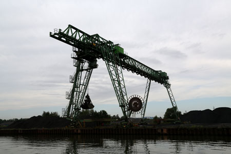 The Mosselle; plenty of heavy industry along the river.