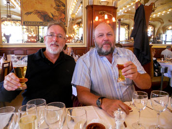 Nancy with Mark & Lesley in June 2013.