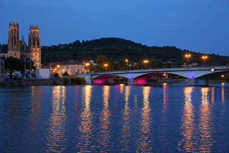 Pont-a-Mousson in July 2013.