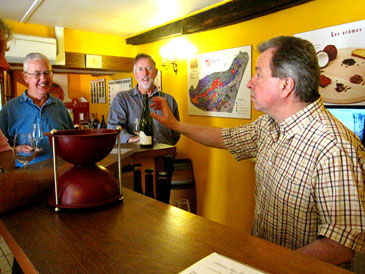 Rully in June 2010 - Jean-Claude Breliers wine tasting.