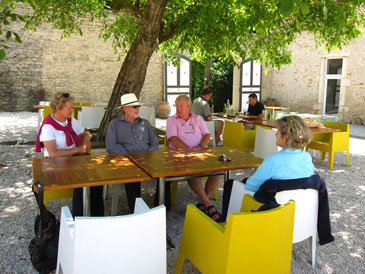 Rully in June 2010 - lunch at La Grange.