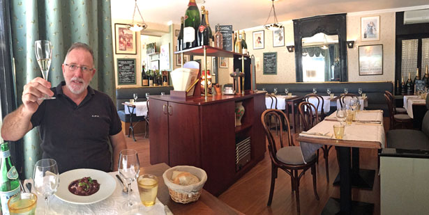 Lunch at 'la Table a Victor' in Toul - a most excellent place!  April 2015.