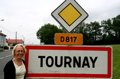 Entering Tournay in France in 2010.