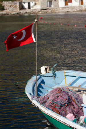 Turkey: sailing on Alma with Helen & Iain in July 2013.